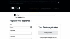 What Bushregistration.co.uk website looked like in 2018 (5 years ago)