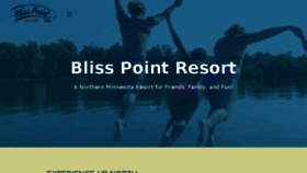 What Blisspointresort.com website looked like in 2018 (5 years ago)