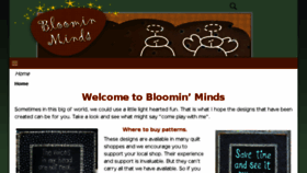 What Bloominminds.com website looked like in 2018 (5 years ago)