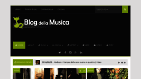 What Blogdellamusica.eu website looked like in 2018 (5 years ago)