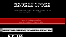 What Brokenspokeaustintx.net website looked like in 2018 (7 years ago)