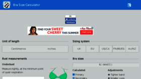What Brasizecalculator.eu website looked like in 2018 (5 years ago)