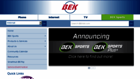 What Bektel.com website looked like in 2018 (5 years ago)