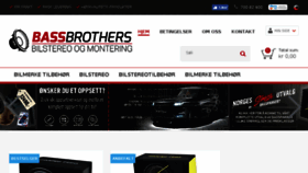 What Bassbrothers.no website looked like in 2018 (5 years ago)