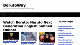 What Borutoway.com website looked like in 2018 (5 years ago)