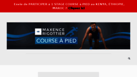What Blog-course-a-pied.com website looked like in 2018 (5 years ago)