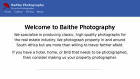 What Baithe.co.za website looked like in 2018 (5 years ago)