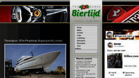 What Biertijd.tv website looked like in 2018 (5 years ago)