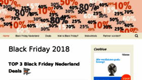 What Blackfridaysupersale.nl website looked like in 2018 (5 years ago)