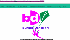 What Bungeedancefly.it website looked like in 2018 (5 years ago)