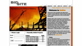 What Bidsite.org website looked like in 2018 (5 years ago)