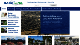 What Baselinesystems.com website looked like in 2018 (7 years ago)