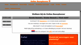 What Baanplanner.eu website looked like in 2018 (5 years ago)