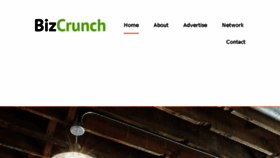 What Bizcrunch.net website looked like in 2018 (5 years ago)