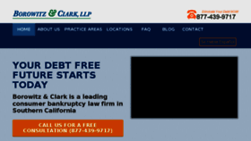 What Borowitzclark.com website looked like in 2018 (5 years ago)