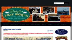 What Babylonboatworks.com website looked like in 2018 (5 years ago)