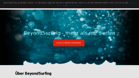 What Beyondsurfing.com website looked like in 2018 (5 years ago)