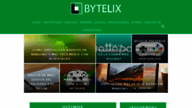 What Bytelix.com website looked like in 2018 (5 years ago)