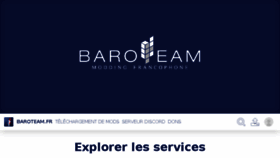 What Baroteam.fr website looked like in 2018 (5 years ago)