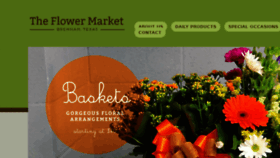 What Brenhamflowermarket.com website looked like in 2018 (5 years ago)