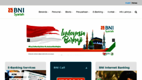 What Bnisyariah.co.id website looked like in 2018 (5 years ago)
