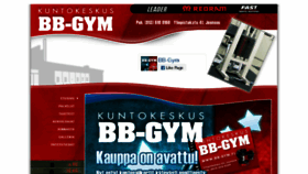 What Bb-gym.fi website looked like in 2018 (5 years ago)