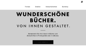 What Blurb.de website looked like in 2018 (5 years ago)