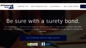 What Buysurety.com website looked like in 2018 (5 years ago)