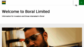What Boral.com website looked like in 2018 (5 years ago)