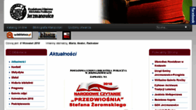 What Bibliotekajerzmanowice.pl website looked like in 2018 (5 years ago)