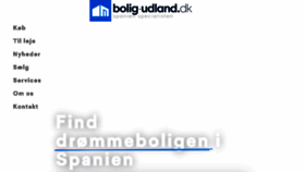 What Bolig-udland.dk website looked like in 2018 (5 years ago)