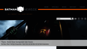 What Batmannews.de website looked like in 2018 (5 years ago)
