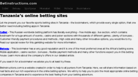 What Betinstructions.com website looked like in 2018 (5 years ago)