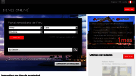 What Bienesonline.pe website looked like in 2018 (5 years ago)