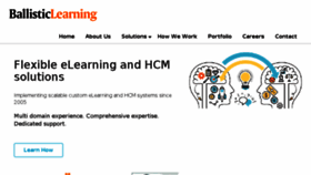 What Ballisticlearning.com website looked like in 2018 (5 years ago)