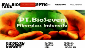 What Bioseven.co.id website looked like in 2018 (5 years ago)
