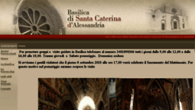 What Basilicaorsiniana.it website looked like in 2018 (5 years ago)