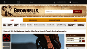 What Brownells.co.uk website looked like in 2018 (5 years ago)
