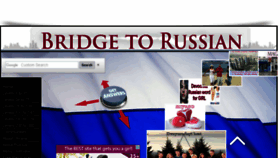 What Bridgetorussian.com website looked like in 2018 (5 years ago)