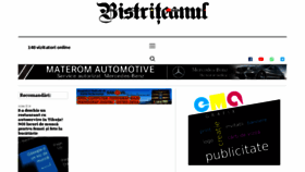 What Bistriteanul.ro website looked like in 2018 (5 years ago)