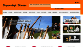 What Bogenshop-binder.de website looked like in 2018 (5 years ago)