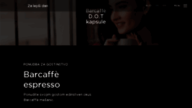 What Barcaffe.si website looked like in 2018 (5 years ago)
