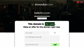 What Balerin.com website looked like in 2018 (5 years ago)