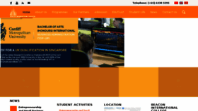 What Beacon.edu.sg website looked like in 2018 (5 years ago)