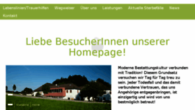What Bestattung-eckl.at website looked like in 2018 (5 years ago)