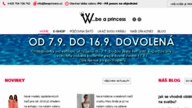 What Beaprincess.cz website looked like in 2018 (6 years ago)