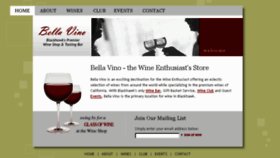 What Bvino.com website looked like in 2018 (5 years ago)