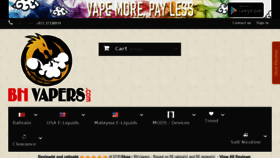 What Bhvapers.com website looked like in 2018 (5 years ago)