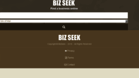 What Bizseek.co.uk website looked like in 2018 (5 years ago)