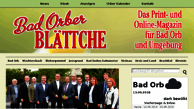 What Bad-orber-blaettche.de website looked like in 2018 (5 years ago)